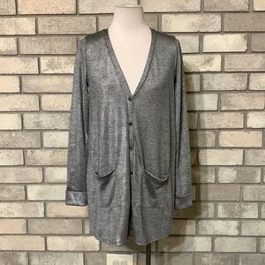 Agnes & dora Cardigan gray and silver